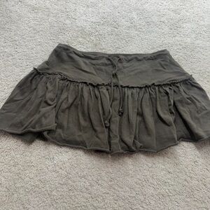 Brandy Melville Olive Green Skirt